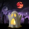 Halloween Ghost Lamp Shade Eco Friendly PLA Material Safe Flame Retardant Design Portable Spooky Decor For Indoor Outdoor Party Storage