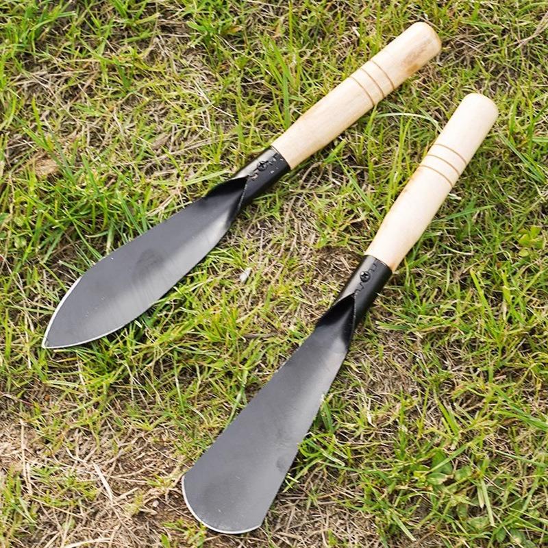 Household Outdoor Digging Shovel Garden Shovel Manganese Steel Flat Shovel Tip Shovel Flower Planter Shovel Flower Seedling Lifter Garden Tool