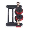Double Wheel Bearing Stock Roller with Sliding Blocks Table Saw Feeding Guide Roller for Woodworking