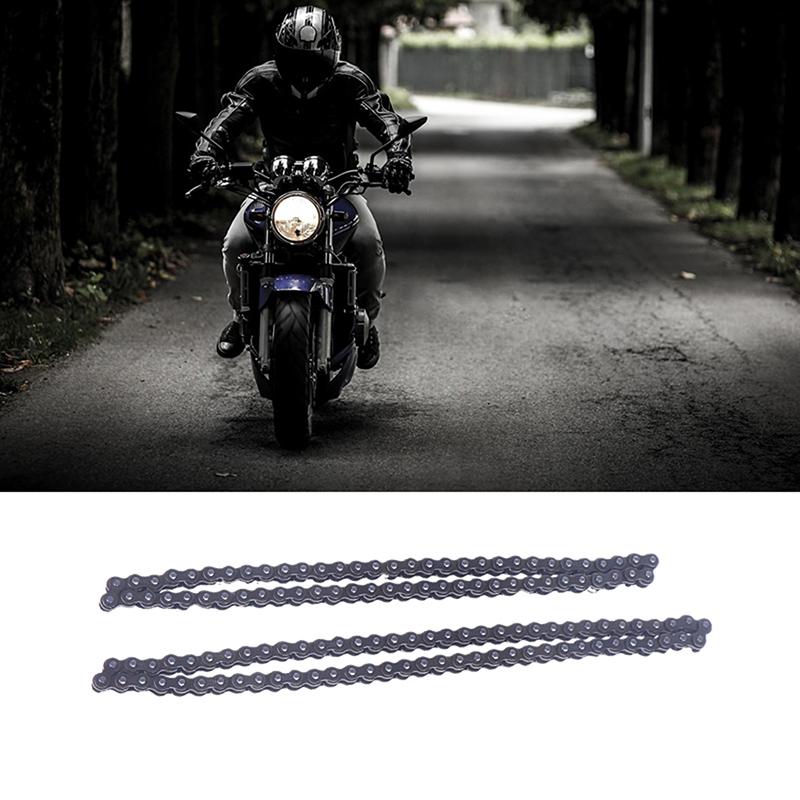 25H Chain With Spare Master Link 49Cc 2 Stroke Engine Atv Quad Go Kart Dirt Pocket Mini Motor Bike Section 62/68/132/136/138/158