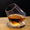 Hexagonal Colorful Cup Transparent Drinkware Household Juice Cup Creative Stylish Whiskey Glass Suitable for Giving To Friends