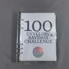 Sammelbuch für 100-Tage-Umschläge, Geldspar-Challenge, einfache und lustige Art, 5.050 $ Geld zu sparen, Budgetplaner-Set, Neujahrs-Bargeldspar-Challenge