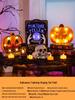 Halloween Glow-in-the-Dark Pumpkin Lantern Set for Party Decorations