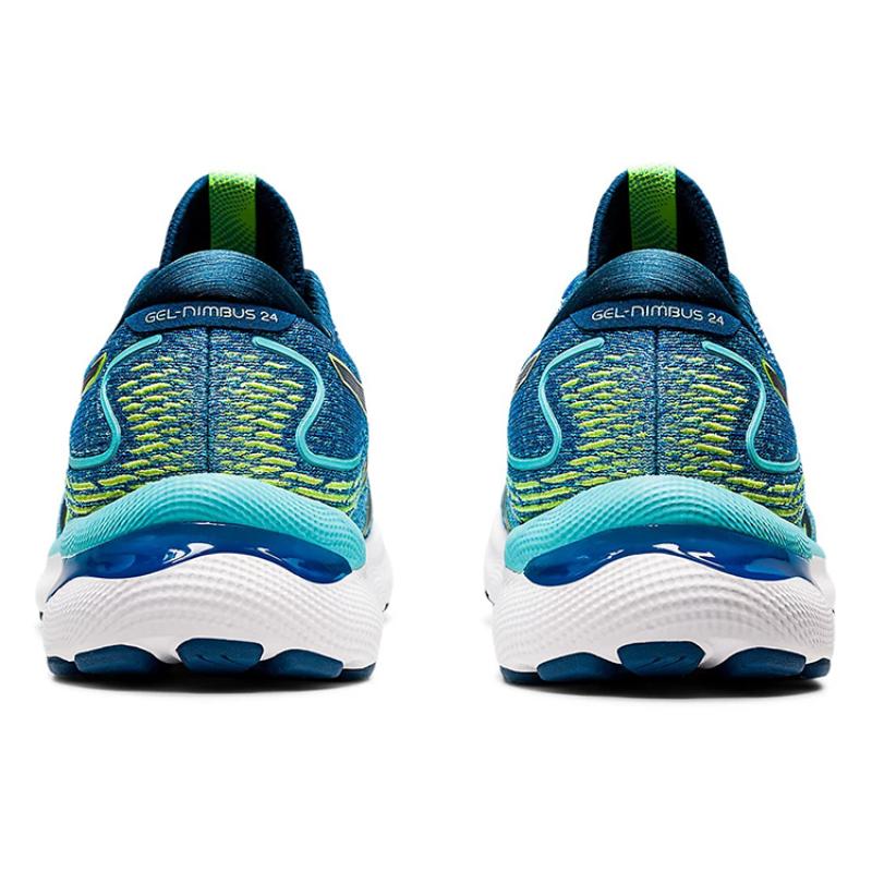 ASICS Gel Nimbus 24 Lake Drive Hazard Green Sneakers 1011B359-400