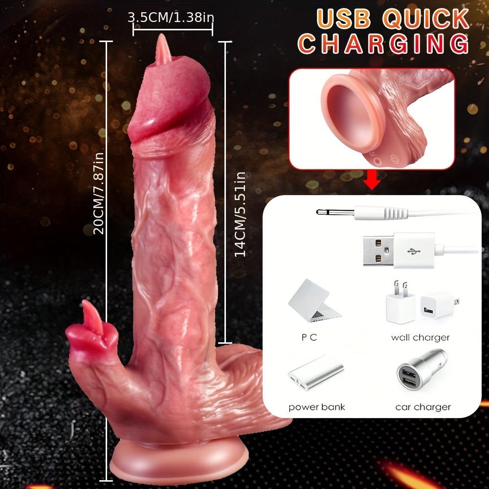 Realistický vibrační masturbátor s vibračním dildem pro ženy bezdrátový dálkový ovladač Vyhřívání vaginální masážní tyčinkou G bodová stimulace Sexuální hračky