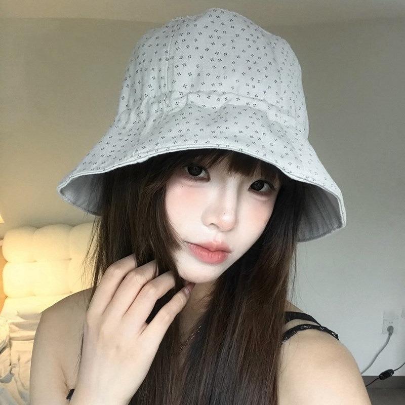 Korean Style Double Sided Bucket Hat Women Summer Thin Sun Protection Hat