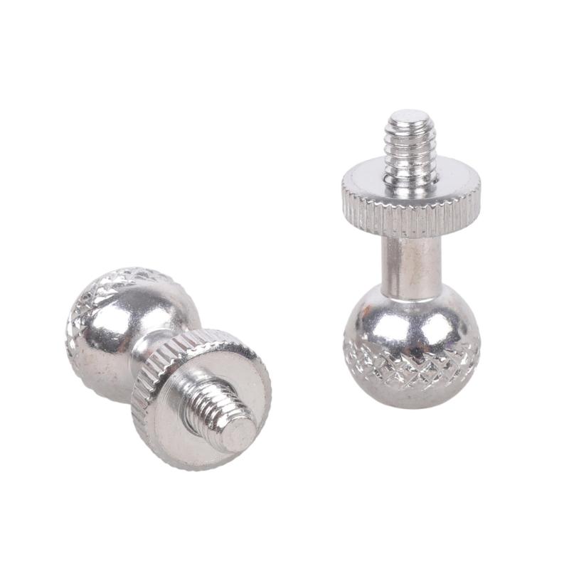 Double 1/4 Screw Universal Adjustable Mount With 360Swivel Ball Head Bracket For Display Monitor Bike Phone Holder