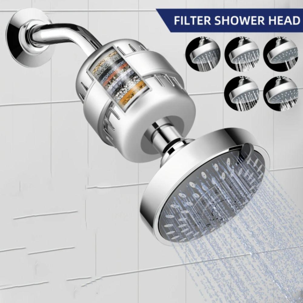 Adjustable Nozzle Shower Water Purification Filter Chlorine Removal Filter Skin Care