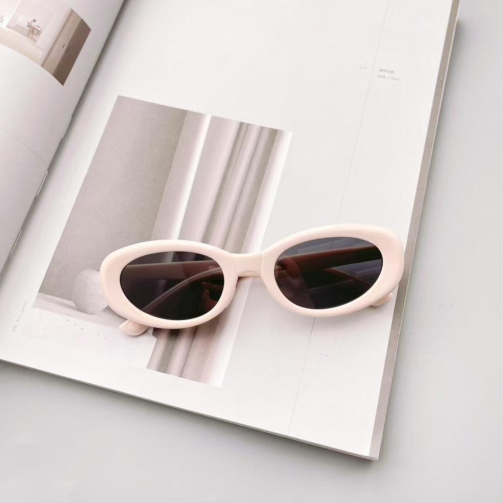 Oval Shape Cool Sunglasses Foldable Uv400 Protection Summer Women Sun Glasses Travelling Hiking Fashion Sunglass