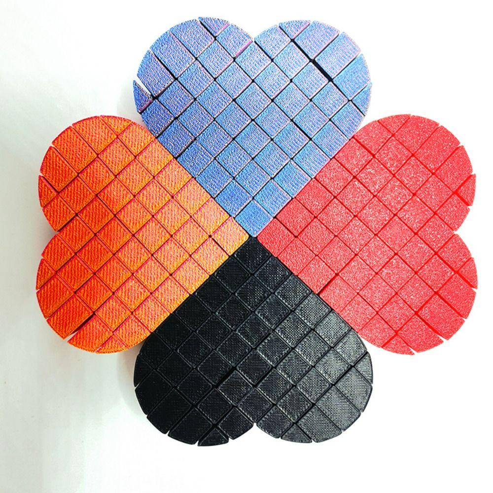 Fractal 3D Printed Pixel Heart Gifts AntiAnxiety Decompression Toy Heart Fidget Toys  Kid/ Adult