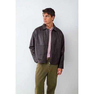 Balmohk Leather Jacket Elastics