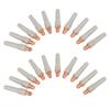 20PCS Non-Stick Coating Welding Tips Welding Torch Accessory For 15AK 40*0.8mm Manufacturing Metal Processing Accessories