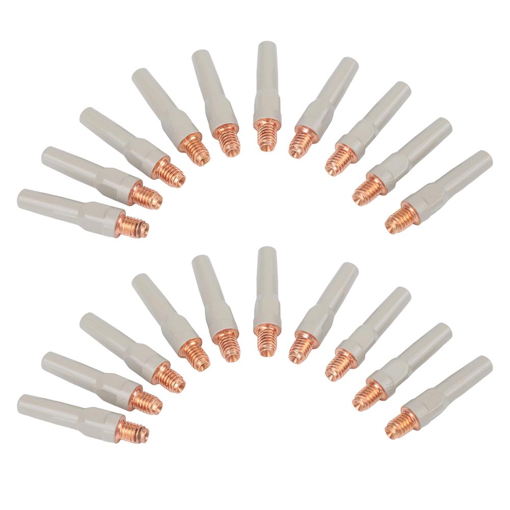 20PCS Non-Stick Coating Welding Tips Welding Torch Accessory For 15AK 40*0.8mm Manufacturing Metal Processing Accessories