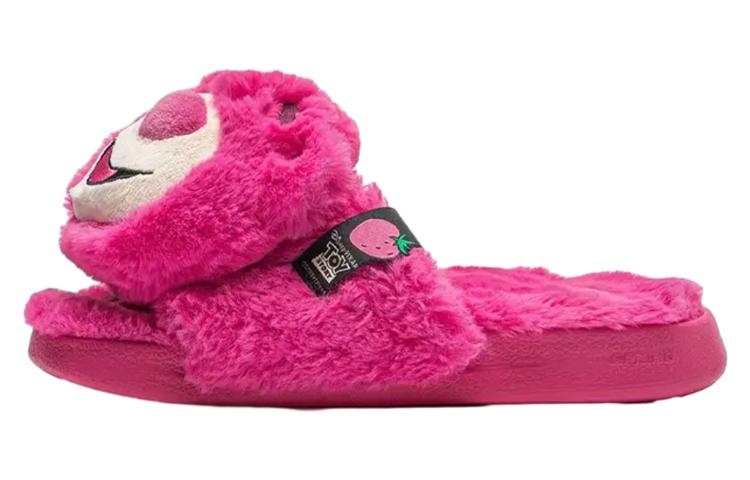Disney x Li Ning LN ШЛЕПАНЦЫ SE Коллекция Сотрудничества Pixar Lotso, Модные Универсальные Шлепанцы-Слайдеры с Флисовой Подкладкой AGAT024-3 36
