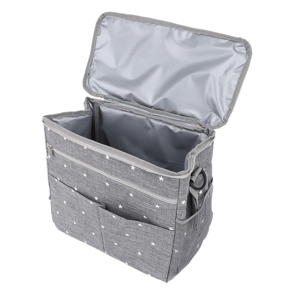 Baby Stroller Bag Water Resistant Baby Diaper Bag Multifunctional Large Capacity Stroller Caddy Orga