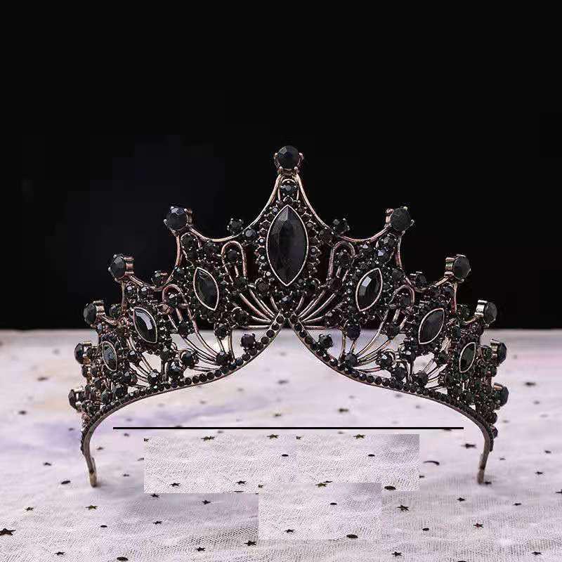 Children's Rhinestone Princess Crown Hairband - Bridal Headpiece & Korean-Style Headwear for Girls