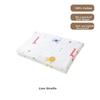 (YEEHOO) Class A 6-Layer Pure Cotton Breathable Gauze Bath Towel, Newborn Baby Bath Towel, Children's Towel, Lion Pattern, 115x115cm