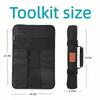 Roll-up tool bag, with 22 pockets roll-up tool bag, waterproof tool roll