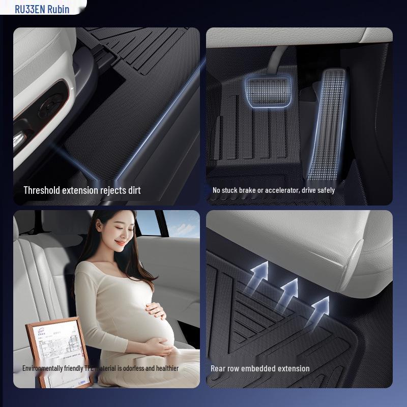 Lubin Provides Comprehensive Interior Modification Accessories for the Geely T1/Alfa T5, Such As Door Sills and TPE Floor Mats.