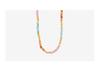 Maillard Reaction Vacation Style Amazonite Crystal Beaded Titanium Steel Necklace
