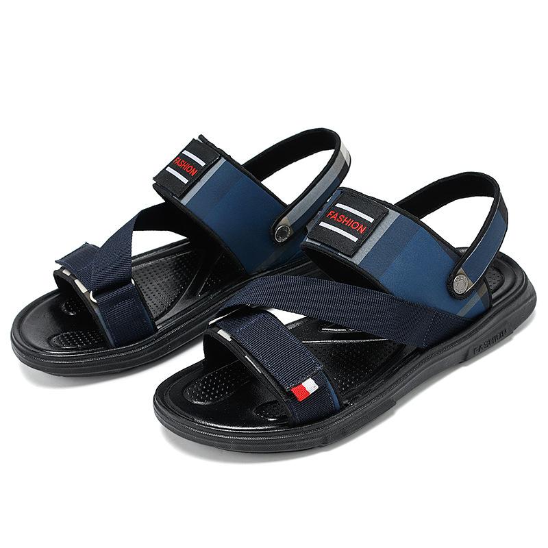 Letnie, koreańskie męskie sandały, modne, wygodne buty plażowe