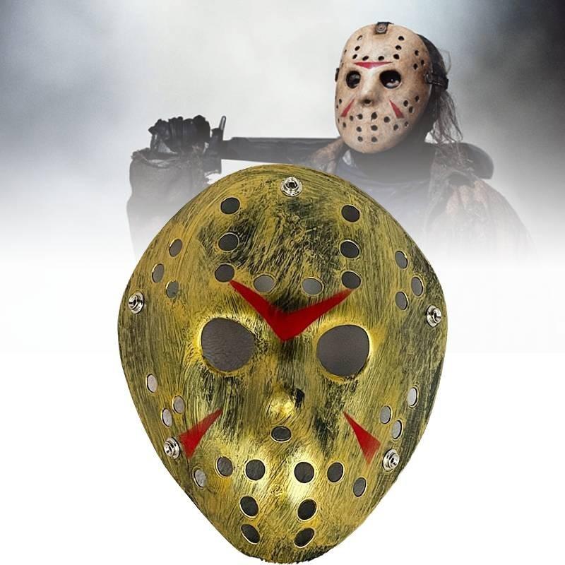 Jason Mask With Blood Effect For Halloween Cosplay Scary Horror Props In Multiple Colors