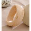 Eetit 65mm Beige Resin Acrylic Wide Chunky Bracelet Bangle for Women Waterproof Stylish Big Trending Wrist Jewelry Wholesale