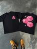 Summer Mens Casual Dice Printed Round Neck Short Sleeved Street 100Pure Cotton Neutral Outdoor Hiphop Soft Breathable Tshirt