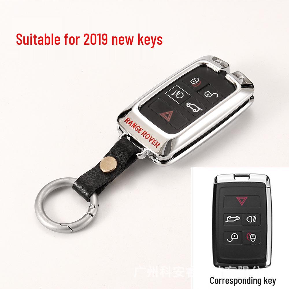 Leather Key Cover for 2019 Land Rover & Jaguar: Fits Range Rover, Evoque, Freelander