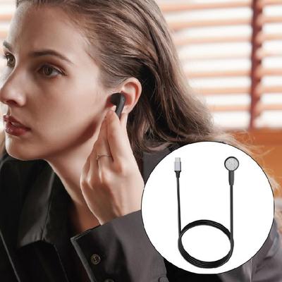 Typ-C-Kopfhörer Einseitiges Digitalchip-Design ohne Mikrofon Tragbarer Reise-Ohrhörer In-Ear Komfortabler Ohrstöpsel