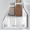 Kitchen Spice Storage Racks Punch-Free Wall Mounted Sundries Organization Metal Shelf Home Multifunctional Metal Seasoning Frame