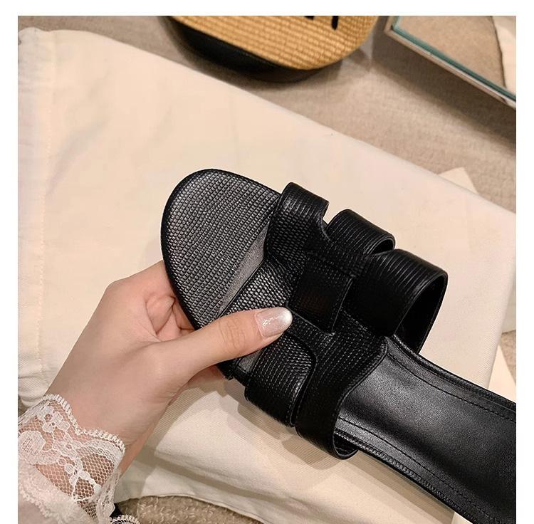 

Yuanlitong high-heeled sandals women s high-end woven word with retro slippers women s high-value outer wear fairy style 40 чёрный