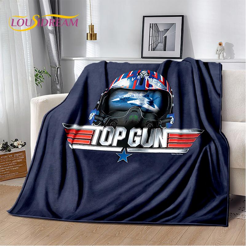 Movie Top Gun Sign Tom Cruise Blanket,Soft Throw Blanket for Home Bedroom Bed Sofa Picnic Travel Office Rest Cover Blanket Kids