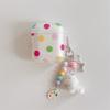 Small fresh color polka dot earphone cover for Apple AirPods 1 /1 generation simple fun PRO1/PRO1 pendant
