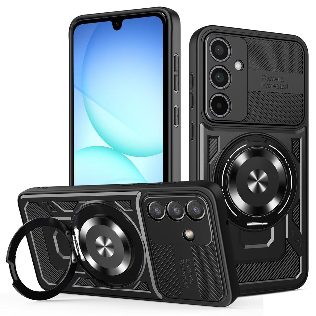 Magnetic Ring Case for Samsung Galaxy S26 Ultra S25 FE S23 S24 Plus S 26 A57 5G A37 A17 A56 A36 A16 Protection Back Cover