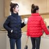 Down Cotton-padded Clothes Women's Short Models, New Fashion Stand-up Neck Cotton-padded Clothes, Casual Slim-fitting and Warm Cotton-padded Jackets.
