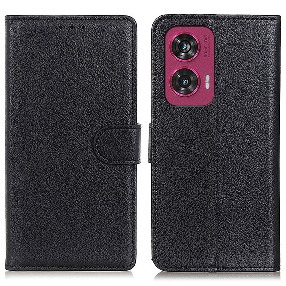 For Motorola Edge 50 Fusion 5G Case Litchi Texture Wallet Leather Phone Cover Wholesale