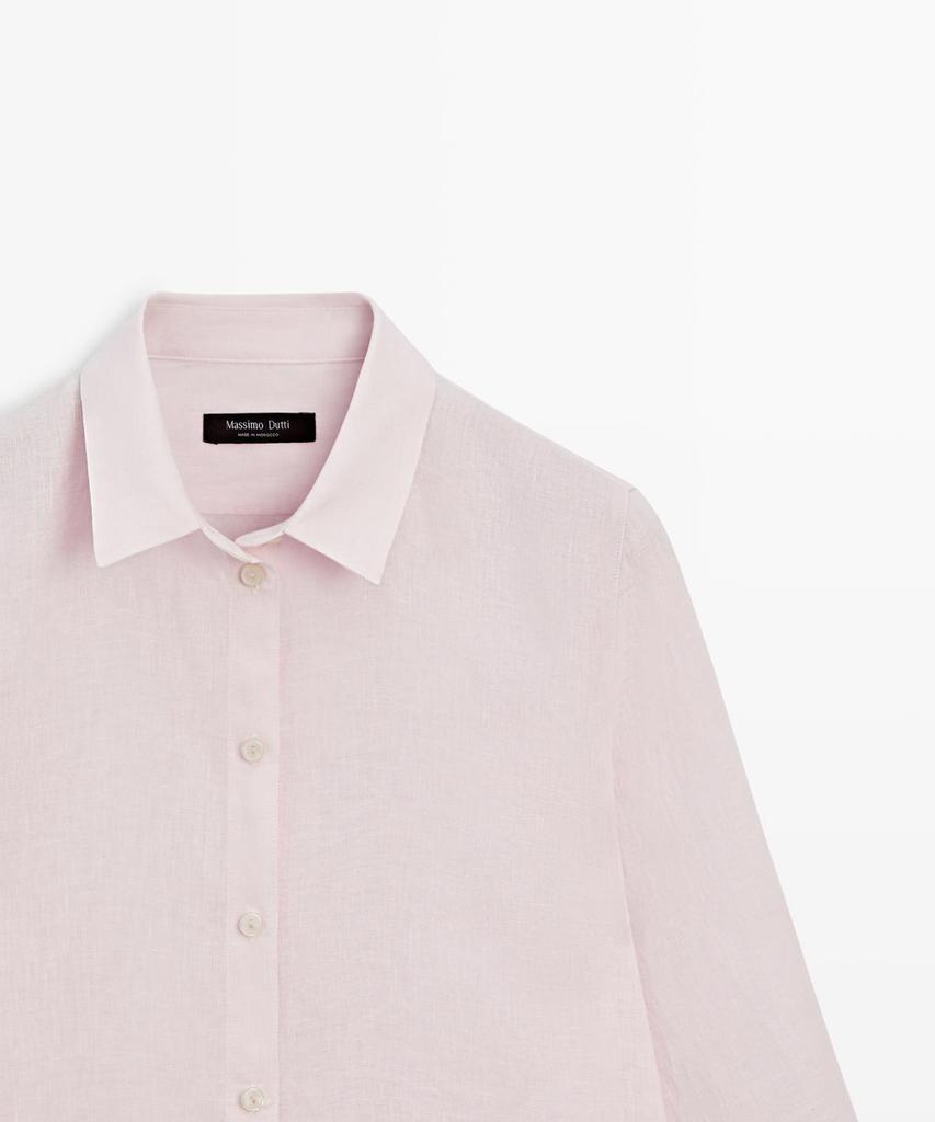 Masimodutti 100% Linen Loose Fit Shirt