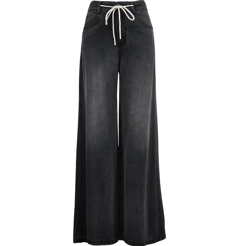 

ONLY Women s Lyocell Retro Wide-Leg Washed Jeans S