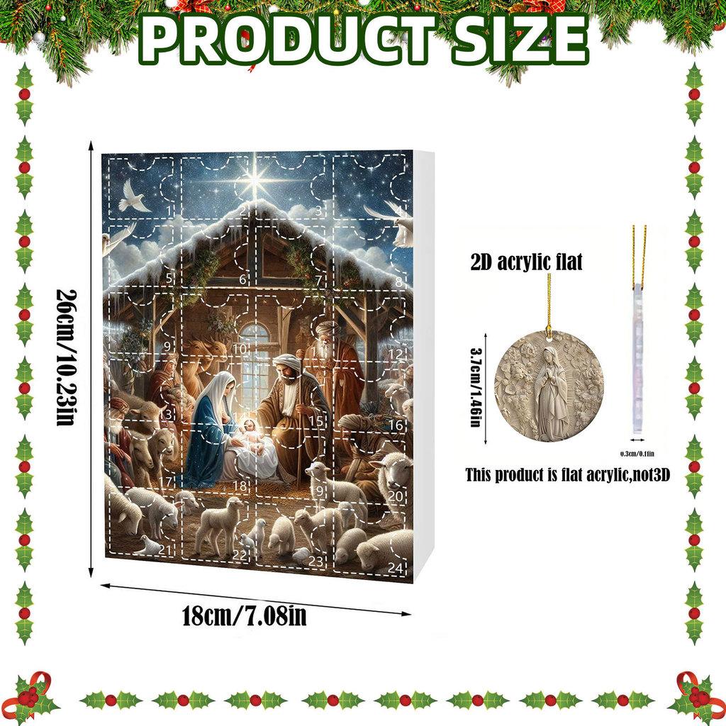 Osterkalender Überraschungsbox Acryl Hängeornament Für Feiertagsgeschenk Dekoration