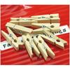 Wooden Clips Pack With Colorful Finish For Home Organization And Office Use