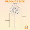 A20F-Unique And Magical Metal Windmill Outdoor Wind Spinners Wind Catchers Windmill Yard Patio Lawn Garden Decoration