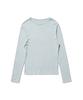 Between A And B Eeeaa Tencel Epurée Long Sleeve Tee [Blue]