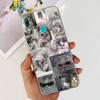 For Huawei Y7 2019 Phone Case Huawei Y7 Prime Pro (2019) DUB-LX1 LX2 LX3 Cute Panda Flower Pattern Soft Silicone TPU Cases