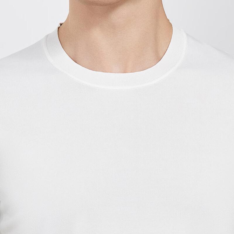 Antonio Herren Jacquard Rundhals Kurzarm T-Shirt