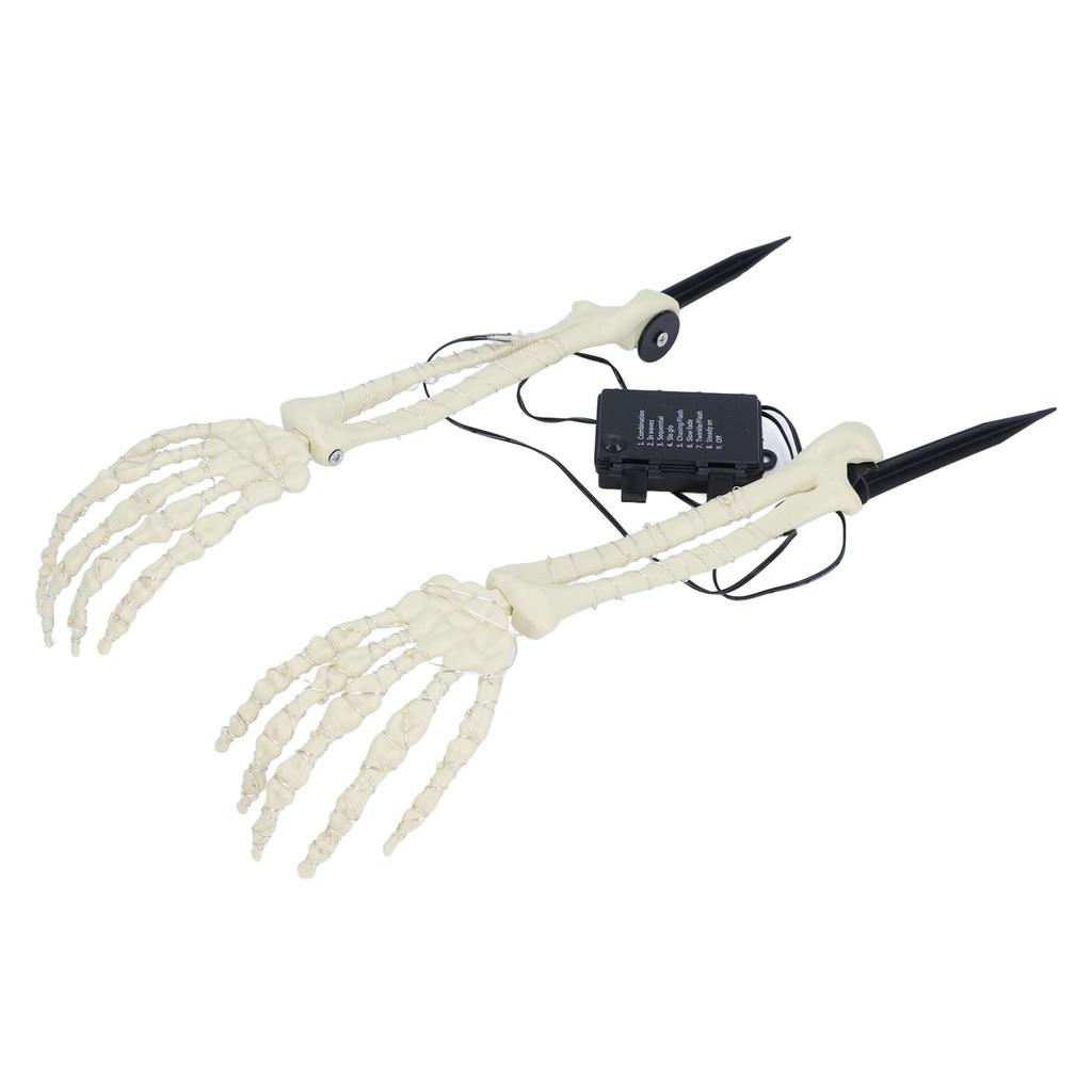Festival Horror Stake Skeleton Claw LED Ghost Hand Skeleton Stake Festival Scary Decoration Light fo