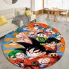 Tappeto Rotondo Dragon Ball, Tappeto per Soggiorno Camera da Letto Divano Sala Giochi Decorazione, Tappetino Antiscivolo 49