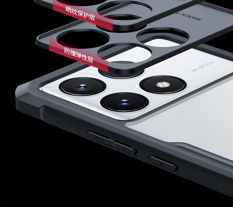 Xundee K70 Handyhülle: Stoßfeste, schlanke Schutzhülle für Redmi K70 Pro und Redmi K70E.