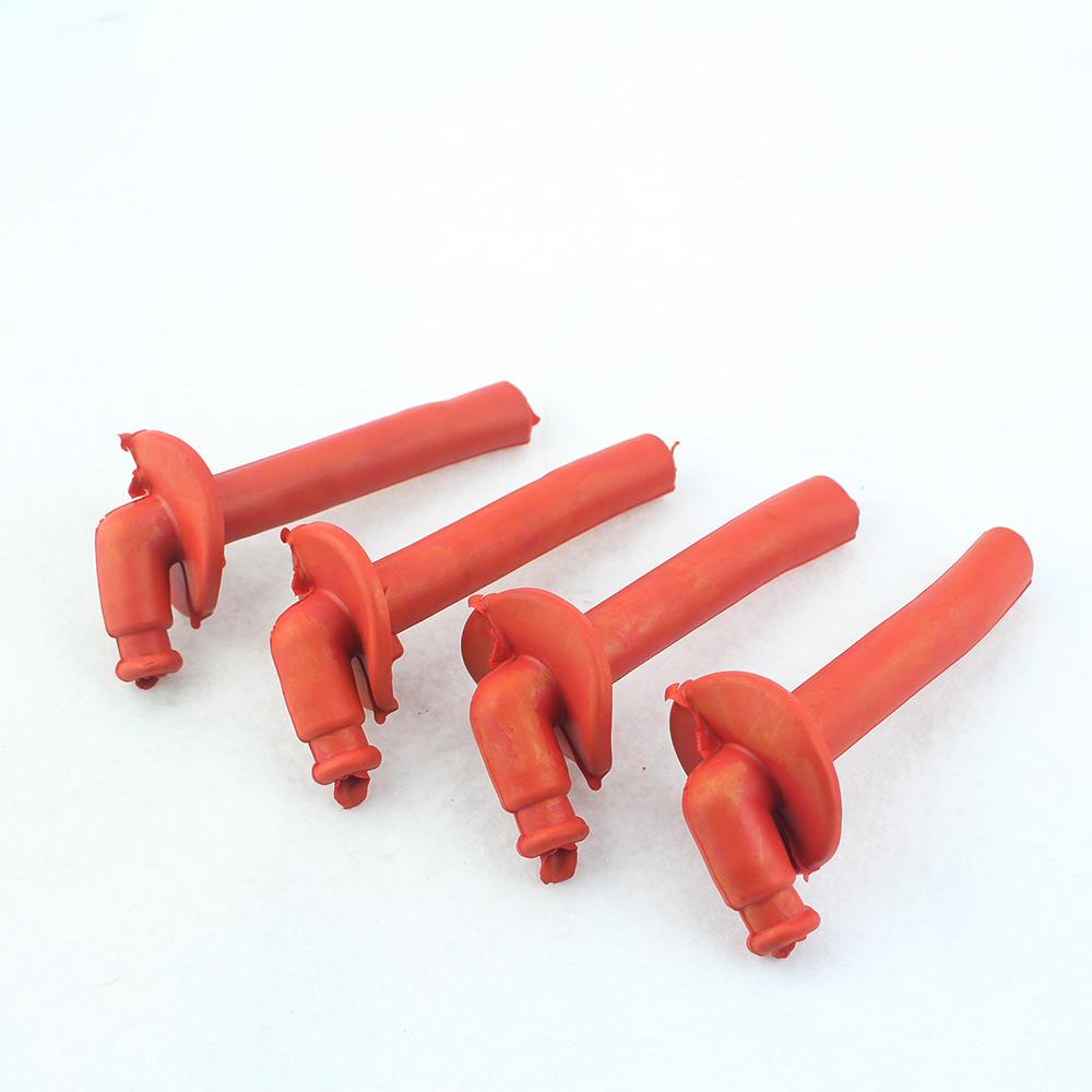 Motorcycle 4pcs Rubber Spark Plug Cap Flare Cap Cover For Honda CBR400 NC23 NC29 CB400 VTEC CB-1