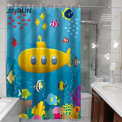 JINRUN Bathroom Thickened Waterproof Curtain Mildew Proof Shower Curtain Shower Partition Curtain Shower Curtain Bathroom Curtain Free Perforation